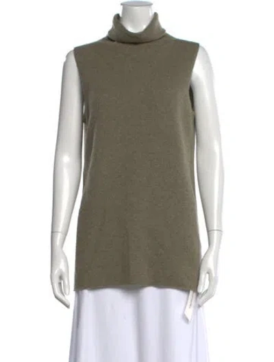 Pre-owned The Row Wool Turtleneck Sweater In Neutrals
