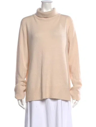 Pre-owned The Row Wool Turtleneck Sweater In Neutrals