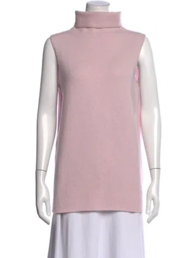 Pre-owned The Row Wool Turtleneck Sweater In Purple