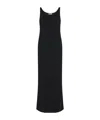 The Row Wool Vest Dress In Black