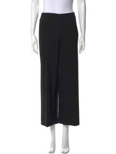 Pre-owned The Row Wool Wide Leg Pants In Black