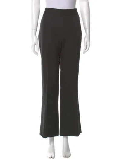 Pre-owned The Row Wool Wide Leg Pants In Black