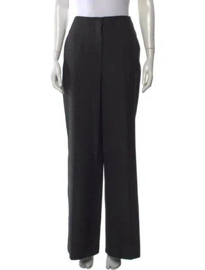 Pre-owned The Row Wool Wide Leg Pants In Black