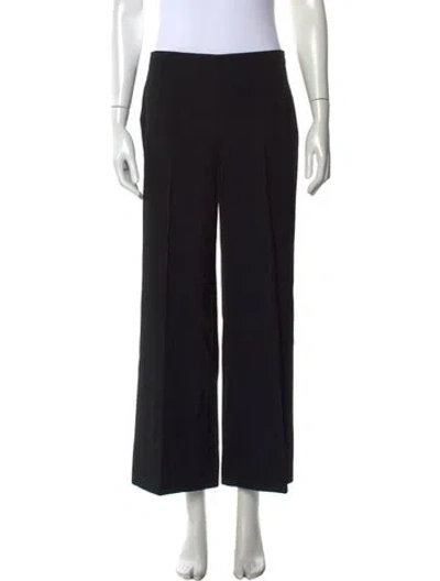Pre-owned The Row Wool Wide Leg Pants In Black