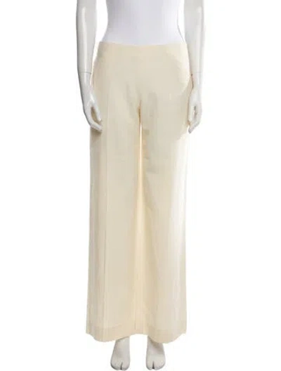 Pre-owned The Row Wool Wide Leg Pants W/ Tags In Neutral