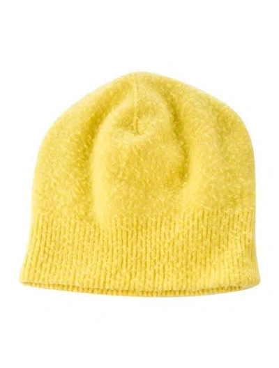 Pre-owned The Row Wool Yellow Beanie