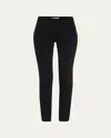The Row Woolworth High-rise Scuba Leggings In Black