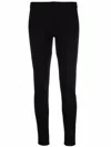 The Row Woolworth Mid-rise Leggings In Black