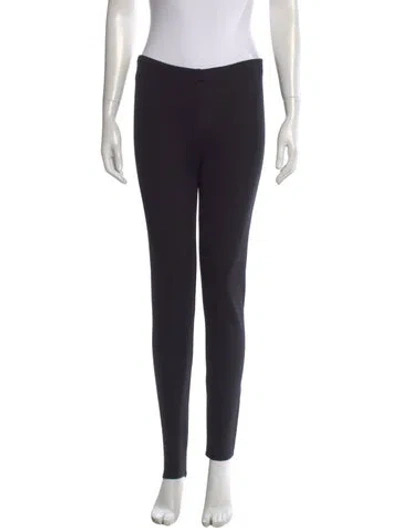 Pre-owned The Row Woolworth Skinny Leg Pants In Black