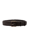 THE ROW WOVEN LEATHER BELT