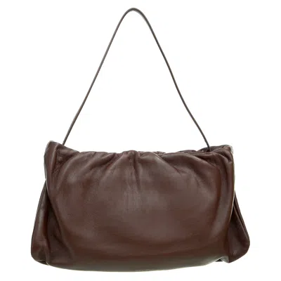 The Row Xl Bourse Bag In Burgundy