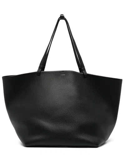 The Row Xl Park Tote Bag In Black