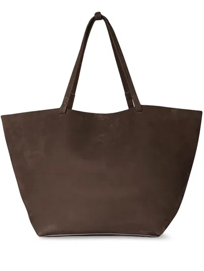 The Row Xl Park Tote Bag In Brown