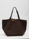 The Row Xl Park Tote Bag In Dmoas Dark Mocha Ans