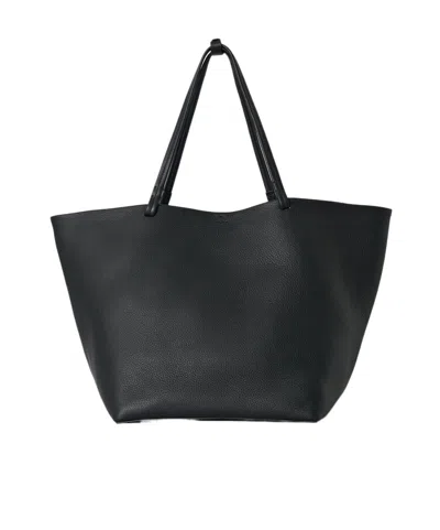 The Row Xl Park Tote In Black