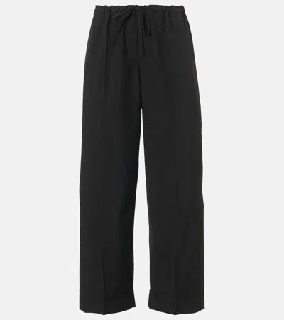 The Row Yaji Wool Straight Pants