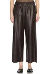 The Row Yani Mid-rise Leather Wide-leg Pants