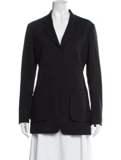 Pre-owned The Row Yedid Blazer Nylon Blazer In Black