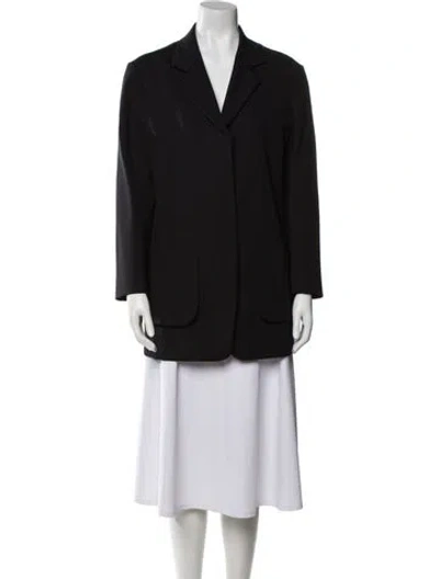 Pre-owned The Row Yedid Nylon Blazer In Black