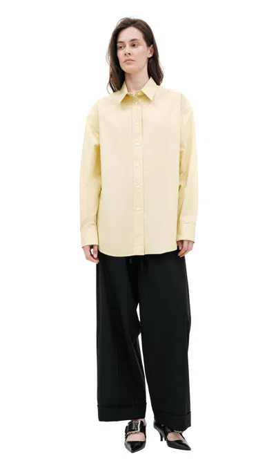 The Row Yellow Cotton Shirt In Multi