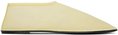 The Row Yellow Sock Slippers In Pale Yellow