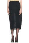 The Row Asymmetrical Skirt In Black