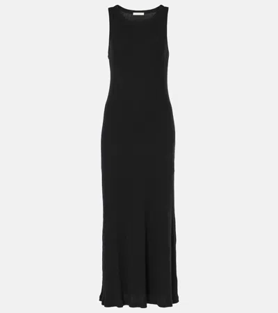 The Row Maxikleid Yule Aus Baumwolle In Schwarz