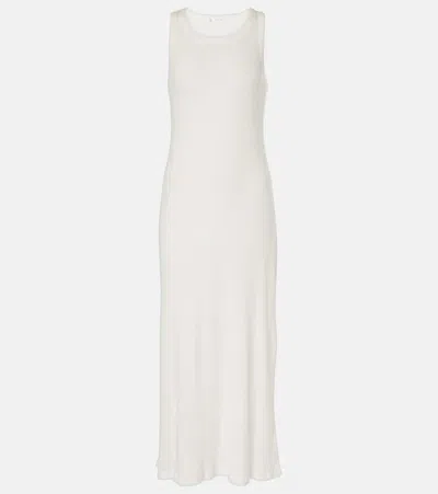 The Row Midikleid Yule Aus Baumwolle In Weiss