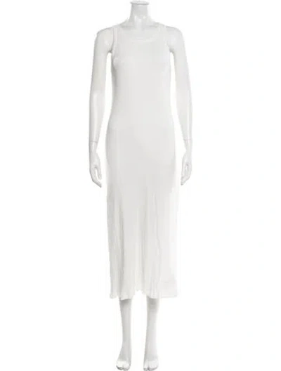 Pre-owned The Row Yule Long Dress In Neutral