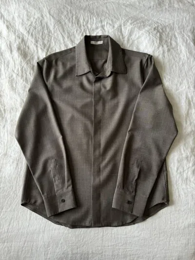 Pre-owned The Row Zachary Shirt In Brown