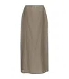 The Row Zaira Cotton Skirt