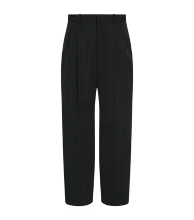 THE ROW ZEV VIRGIN WOOL PLEATED TROUSERS