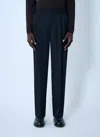 The Row Zev Wool Pants In Black