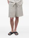The Row Zinia Shorts In Gray