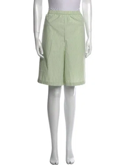 Pre-owned The Row Zinnia Knee-length Shorts In Green