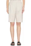 The Row Zinnia Short In Neutral