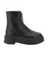 THE ROW ZIP-FRONT ANKLE BOOTS