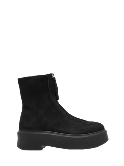 The Row Zipped Boot Black