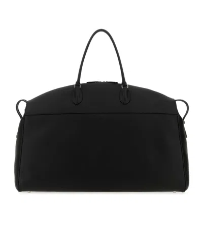 The Row Zipped Travel Bag In Black