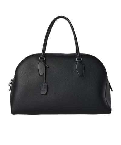 The Row Zipper Handbag In Black