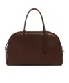 The Row Zipper Handbag In Burgundy
