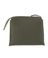 The Row Zipper Shoulder Bag In Green