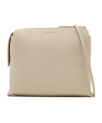 The Row Zipper Shoulder Bag In White
