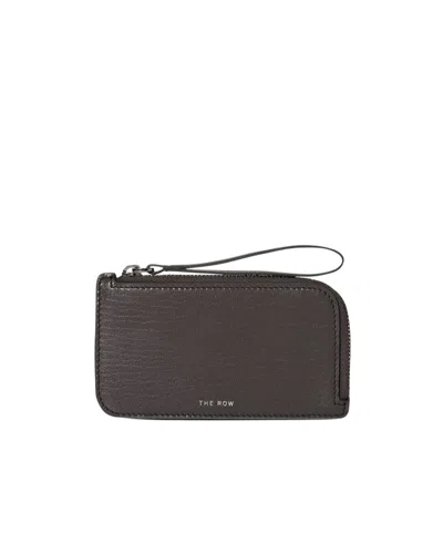 The Row Zipper Wallet In Black