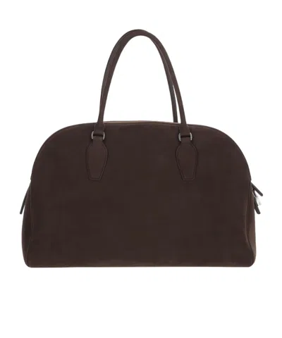 The Row Zippered Handbag In Black