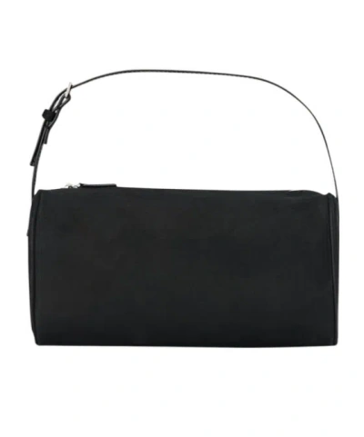 The Row Zippered Handbag In Black