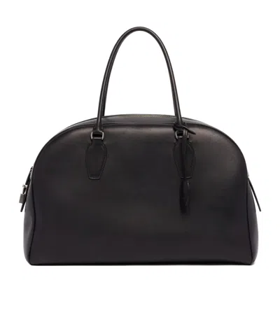 The Row Zippered Handbag In Orange