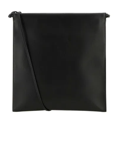 The Row Zippered Shoulder Bag In Black