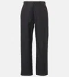 The Row Zuzana Mid-rise Cotton Twill Straight Pants