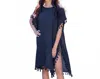 The Royal Standard Lori Cover-up In Black In Blue